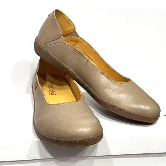 Josef Seibel Womens Brown Leather Ballet Flat Shoes Sz 37 US Size 6.5, New - Picture 9 of 16
